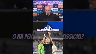 🟣 Pioli si dimette❓️ La risposta dell'allenatore 🎙