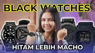 MACHO BANGET! 10 REKOMENDASI JAM TANGAN PRIA HITAM ELEGAN TERBAIK