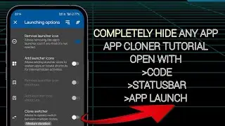 how to completely hide any app  || app cloner tutorial