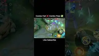 Combo Fail ❌ Combo Pass ✅ #mlbb #mobilelegends #gusion #shorts
