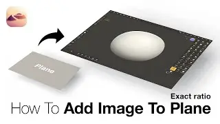 Nomad Sculpt ｜ How to add an image to a &ldquo;plane&rdquo; with exact ratio.