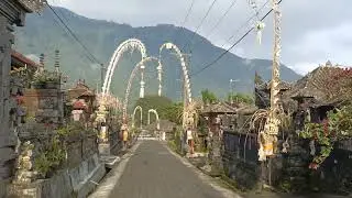 asmr walking tour life in village beautifull place | Bali Indonesia