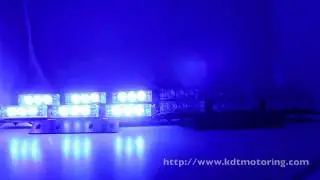 36 LED Blue Police Firefighter EMS Ambulance Emergency Strobe Lights