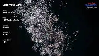 Supernova Cans (1.75 Artillery Shells) - 76 Pro Line Fireworks