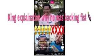 King from lifewith king&shay explanation why he was backing his fist 😂😂😂😂 must watch epic 😂😂❌