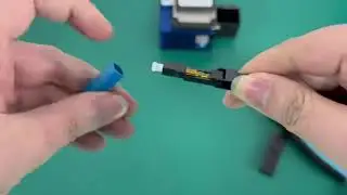 How to use fiber optic fast connectors in 3 minutes!  SC/UPC connectors operation manual