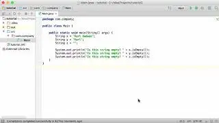 45.Java Tutorial - #45 - isEmpty() Method
