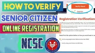 NCSC registration verification | Paano marecover ang senior citizen RRN sa NCSC