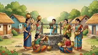 A Quiet Indian Village Morning 🌿 | Slow Living Animation #asmr #food #cooking #cute #animation #slow