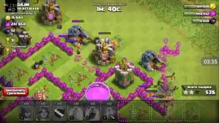Clash of Clasn. Фан атаки вальками