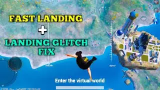 Mirror World Mode Fast Landing + Landing Glitch Fix Solution | bgmi landing glitch