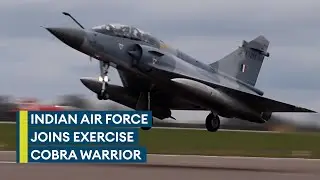 Indian air force joins the RAF's BIGGEST exercise for first time