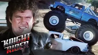 Monster Truck Gang Harrass Farmers | Knight Rider