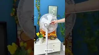 Child Anti-pinch Hand Fan Safety Cover Standing Electric Fan Round ash Protection Net Link in bio
