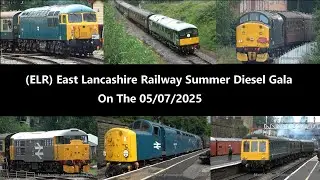 (ELR) East Lancashire Railway Summer Diesel Gala On The 05/07/2025