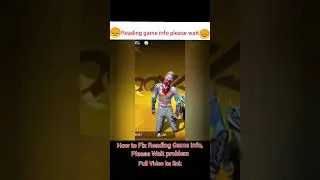 reading game info please wait problem #freefireshorts #shorts