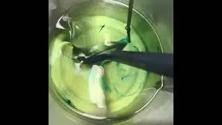 Satisfying Stirring Dye into Melted Wax