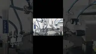 ZONESUN ZS-AFCL5 Servo Gear Pump Liquid Pigment Solvent Filling Capping And Labeling Machine