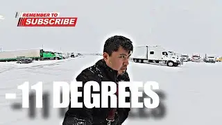 My trucking life. Winter Trucking. Zero Visibility. Ep. 139