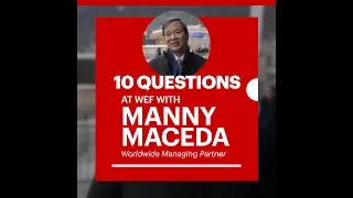 Manny Maceda at the World Economic Forum's 2023 Annual Meeting