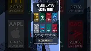 7 stabile Dividendenaktien f&uuml;r den Ruhestand