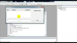 Menjumlah data yang ada di dalam Listview Visual basic 6