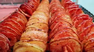 Tornado Fries | Spiral Fried Potato | Papatok's Food Hub at Comercio Central Clark | Raymond Mendoza