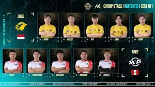 ONIC VS MVG ပွဲစဉ်လေးပါ(group Stage)#mlbb #global #mobilelegends #groupstage # M4 #Day3