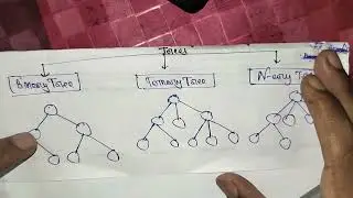Types Of Trees in Data Structure Binary, ternary, N-ary Tree  with explanation 