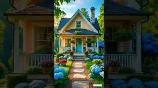 A Peaceful Front Porch Escape | Colorful Cottage Garden & Slow Life Vibes