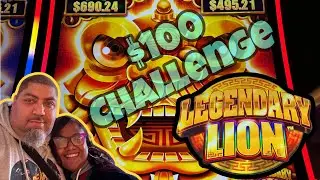 Испытание на 100 долларов: игра на легендарном игровом автомате &laquo;Лев&raquo; 🦁☯️ #слот #казино
