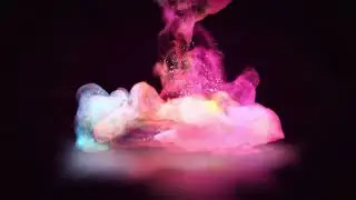 Logo animation Cinematic colorful smoke EAB-25