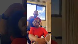 Combing baby hair! #couplegoals #shortvideos #viral #love #combing #shorts #interracial