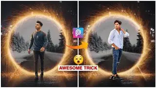 🔥 Fire Light Effect | Picsart Photo Editing Tutorial | Yo Edit Official