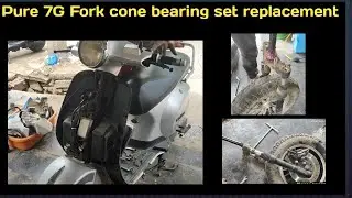 Pure EV 7G vespa model fork cone bearing set replacement.....