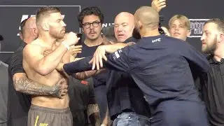 UFC 319 Ceremonial Weigh-Ins: Dricus Du Plessis vs  Khamzat Chimaev CHAOS ERUPTS