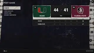 Miami vs fsu