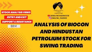 Stock Analysis of Biocon & Hindpetro |Next target for Swing trade| @trading_with_jaspreet  #swing