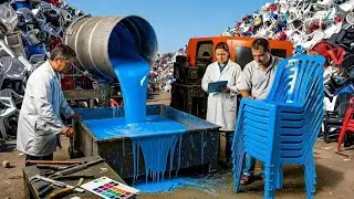 Inside a Modern Plastic Recycling Factory process.