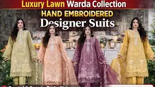 Warda Exclusive Lawn Collection 2026 | Elegant Boring Embroidered Lawn