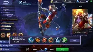 Sun Build Items Retribution| Mobile legend Bang Bang 2021