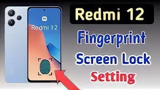 How to set finger lock in Remdi 12
