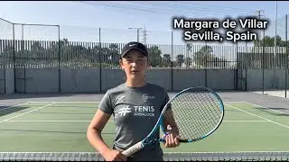 Margara de Villar - College tennis recruiting video Fall 2026