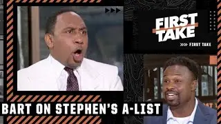 &lsquo;Your list is all wrong!&rsquo; - Bart Scott rips Stephen&rsquo;s A-List | First Take