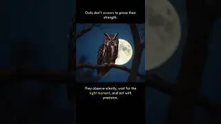 Why Owls Don&rsquo;t Need to Scream #quotes #life #motivation