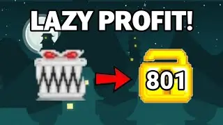 LAZY PROFIT METHOD WITH DRAGON GATE!!! 🤑 (NO FARMING!!!) | Growtopia How To Get Rich 2025