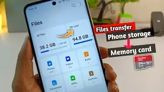 Mobile se memory card me files transfer kaise kare | transfer files from internal storage to SD card