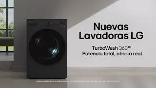 Lavadoras LG: lava tu ropa en menos tiempo