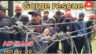 Gorge rescue ⛑️ Teqniqe...abvimas manali..... MOI day 10..