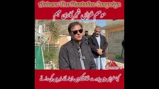 The Autumn Tree Plantation Campaign begins &mdash; let&rsquo;s join hands for a greener and cleaner Pakistan!